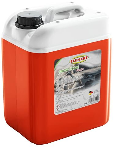 SNOW FOAM PLUS | pH neutro | shampoo per auto | 5 litri | detergente per auto con profumo | delicato prelavaggio con schiuma densa