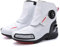 MFQLL Klassische Motorradstiefel für Herren, wasserdichte Motorradschuhe aus Leder, Herren-Motorradstiefel mit rutschfester Sohle, Straßenreitschuhe(White,46 EU)