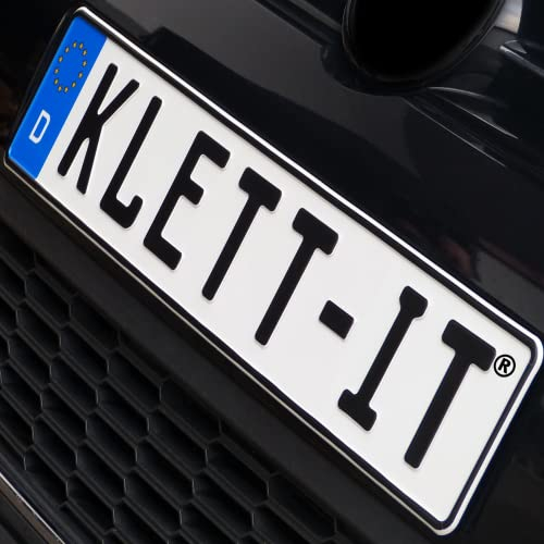 Klett-IT®, 2 portatarga originali senza telaio,per targhe di 520 mm-380 mm, LP A160