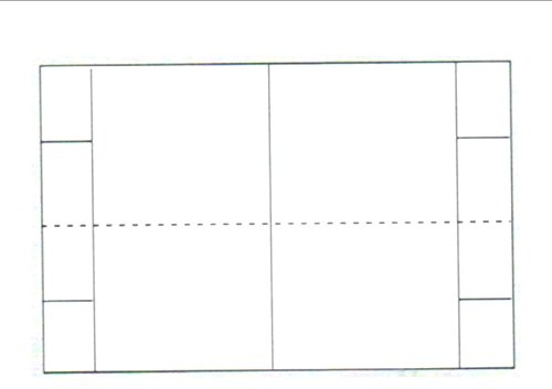 Print-Ready Tri-Fold Table Tent (4-1/4 x 5 folded), 2-UP, Perforated for Separation on 8-1/2 x 14 White 67lb Vellum Paper - 250 Sheets (500 Table Tents)
