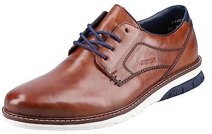Rieker 14402, Plat Oxford Homme, Braun / 24, 43 EU