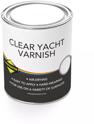 Paintmaster Clear Yacht Varnish:, Durable Resin for Interior and Exterior Wood Surfaces (Clear, 5L)