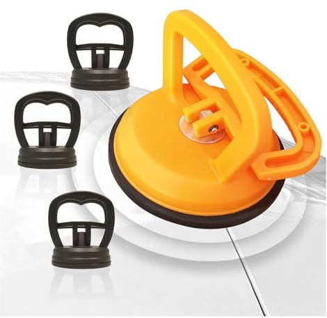 DrvixRex Removedor de abolladuras de coche, ventosa de vacío para eliminación de abolladuras de vehículos, kit de reparación de carrocería automática sin pintura, elevador de mango de herramienta de