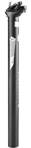 TRIWONDER Tija de Sillín de Bicicleta 27.2/30.9/31.6 mm, Tija de Sillín de Aluminio de 350mm para MTB BMX E-Bike Bicicleta de Carretera de Montaña (Negro, 31,6 x 400mm)