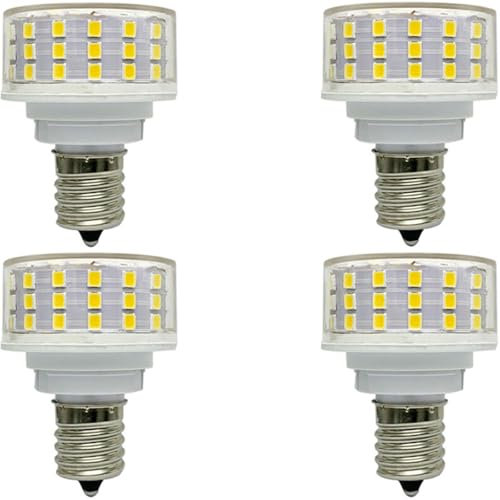 E17 Lampadina A LED 10W, 85V-265V, 100W E17 Lampadina Alogena Equivalente, Viti di Mais 1000LM per Lampadario Illuminazione Domestica Non Dimmabile(Bianco Caldo)