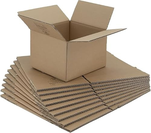 IMBALLAGGI 2000 - Scatole Trasloco Casa a Onda Singola 40x30x30, Pack da 10 Scatole Cartone Resistenti e Durevoli, Scatoloni per Trasloco e Spedizioni - Cartoni per Traslochi e Imballaggio