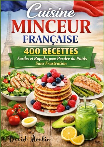 Cuisine MINCEUR FRANÇAISE 400 RECETTES Faciles et Rapides pour Perdre du Poids Sans Frustration