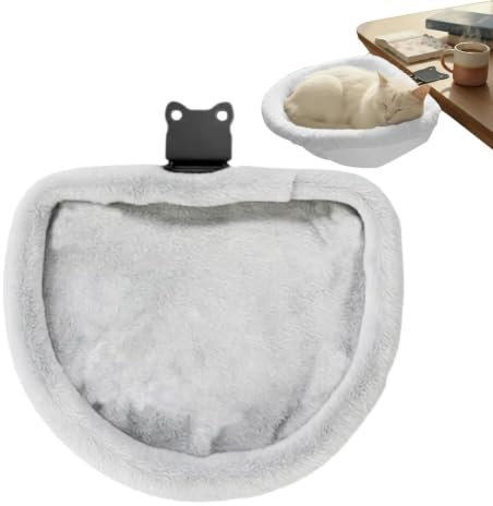 Escritorio para Cama para Gatos: Hamaca Tipo Suave Y Cálida Que Ahorra Espacio, Muebles para Gatos Montados En Escritorios, Lugar De Descanso Cómodo, Accesorio Seguro para Mascotas En Interiores
