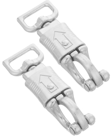 Totority 2 Unidades Gancho de Liberación Rápida de Aleación de Zinc para Riendas de Caballo Diseño Ergonómico y Bordes Suaves para Uso Ecuestre y Competencias