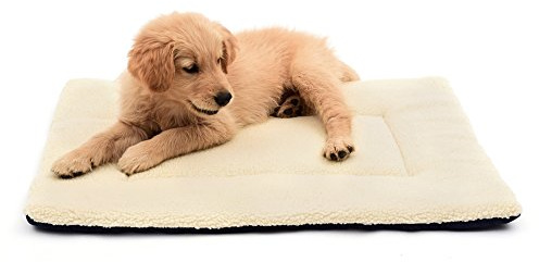 DERICOR Dog Bed Dog Crate Bed Plush 24 UK Machine Washable