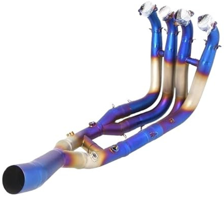 Motorcycle Silencer Exhaust Pipe Pour B&MW S1000R S1000RR 2019 2020 2021 2022 sans lacet Moto échappement avant lien tuyau avant Tube modifié silencieux évasion Moto