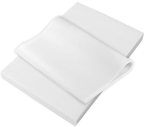Parchment Paper Sheets for Baking, 100 Pcs Non Stick Parchment Butter Paper Sheets Pre Cut for Oven Kitchen White 20 x 30cm