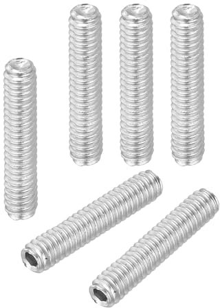 PATIKIL 100 Pezzi Viti Senza Testa Esagonale, M2x10mm Bullone Viti di Arresto Acciaio Inossidabile 304 Viti Esagono Incassato per Riparazione di Maniglie Porte Apparecchi di Illuminazione