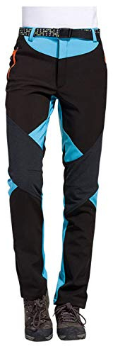 Soft Shell Skidbyxor Kvinnor - Vattentäta skidbyxor Kvinnor Termisk Fleece Fodrad Damer Vinter Utomhus Vindtät Varm Softshell Vandring Snöbyxa Kvinnor Isolerade Byxor Vattentäta Byxor