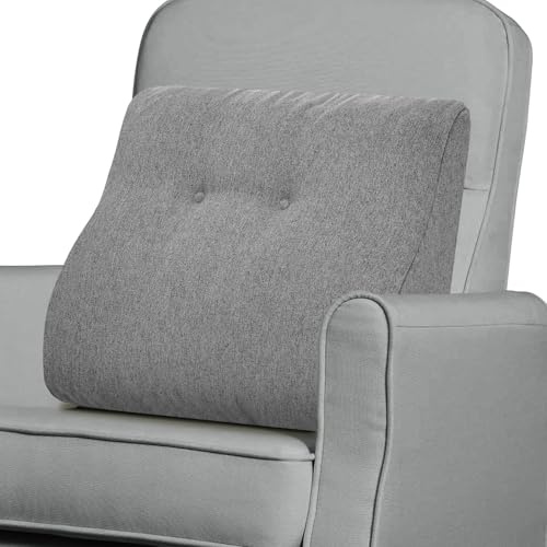 GOFORIT Coussin lombaire ergonomique pour canapé et fauteuil - Double couche en mousse à mémoire de forme avec maintien ferme - Coussin lombaire indéformable pour une assise prolongée - Housse lavable
