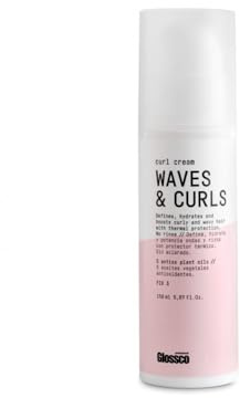 Glossco Waves & Curls, Oklar Cream - 150ml, paketet kan variera