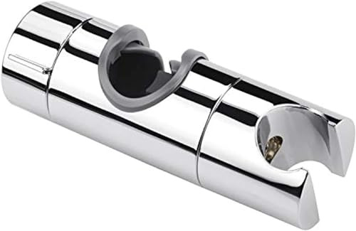 Gelme Nutri Adjustable Shower Head Holder for Slide Bar 18-25MM, ABS Chrome