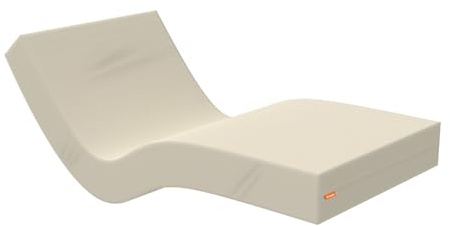 MiaSuite Materasso geriatrico articolato. misura 90x200 - Sfoderabile, Rivestimento Sanitario impermeabile