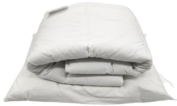MORTREUX Pack Baby Cotton Percale, antiacaro, 1 piumino 80 x 120 + 1 cuscino 40 x 60, tutte le stagioni