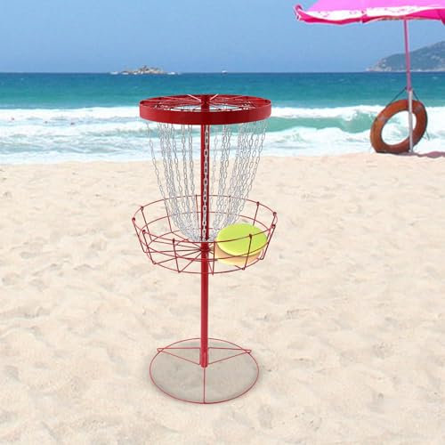 Disc Golf Korb, Tragbare Disc Golf Zielscheibe Flying Disc Golf Practice Basket, Disc Golf Goals Basket für Training