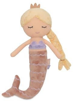 Jollein Poupée en Tissu - Sirène Ella - 100% Polyester - 32 x 10 x 6 cm - Doudou - Sirène