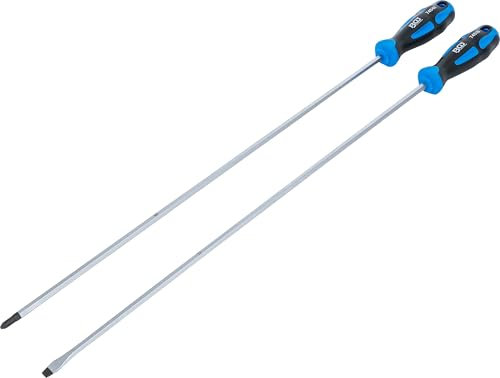 BGS 74538 | Juego de destornilladores | extra largos | plano, cruz PH | 2 piezas