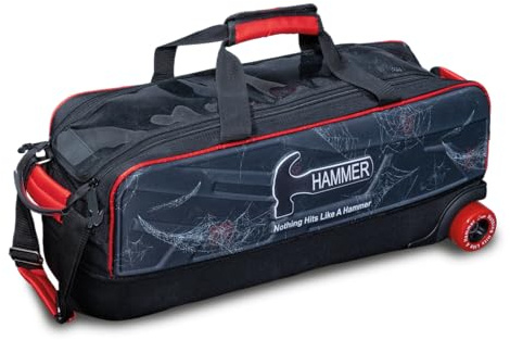 Hammer Black Widow Triple Tote Bowling Bag - Special Edition