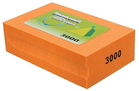 Sanding Blocks Polishing Grinding Block Diamond Polishing Hand Pads Block For Granite Marble Glass Grinding 3000 Grit, 1 Pcs