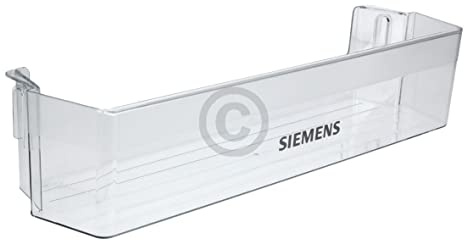 Compartimento de almacenamiento compatible con Siemens 11009682 - Soporte para botellas (460 x 100 mm, para puerta de frigorífico)