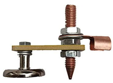 BOROCO Abrazaderas de tierra Magnética,soporte de soldadura Cabezal magnético para trabajar el metal Abrazadera de tierra magnética duradera electrodos soldadura