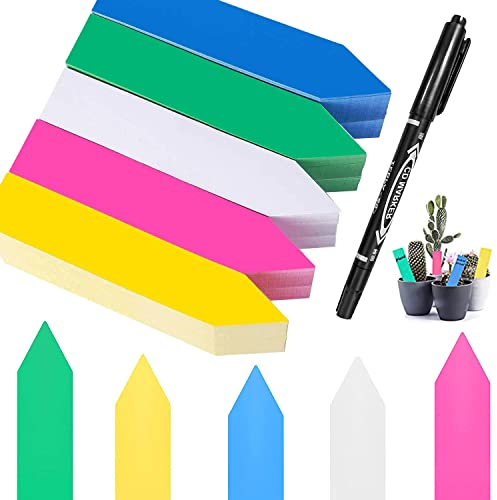 Lot de 200 étiquettes pour plantes, en plastique, résistantes aux intempéries, étiquettes de jardin, étiquettes de plantes en plastique, étiquettes pour plantes, étiquettes de plantes