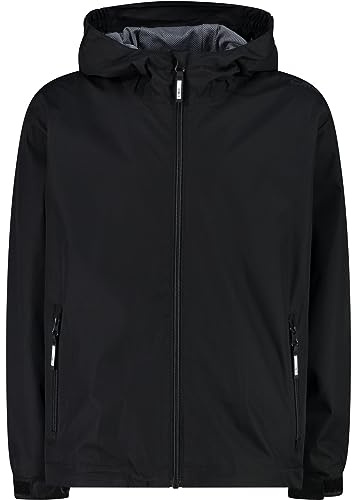 CMP - Kinderjacke mit fester Kapuze, Schwarz, 164