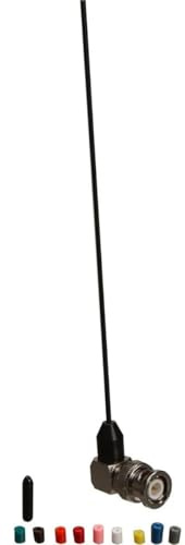 Remote Audio Miracle Whip UHF Antenna Kit with SMA Right Angle Connector for Lectrosonics/Zaxcom Receivers or Transmitters, Includes Block Chart, Color Coded Caps