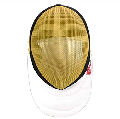 SATRJT Fecht-Florett-Degen-Helm 350N Fecht-Hut Fecht-Trainingsausrüstung für Florett-Degen-Fechter (Dicke : Yellow(Dismantling), Size : XS)
