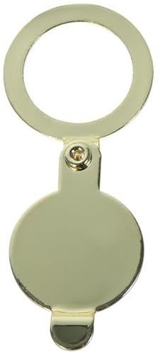 Cabilock Couverture De Visionneuse De Porte en Cuivre 5X2X0.2 Pouces Protection Intimité Anti-Regard Cache pour Maison Bureau Hôtel Sécurité Bricolage