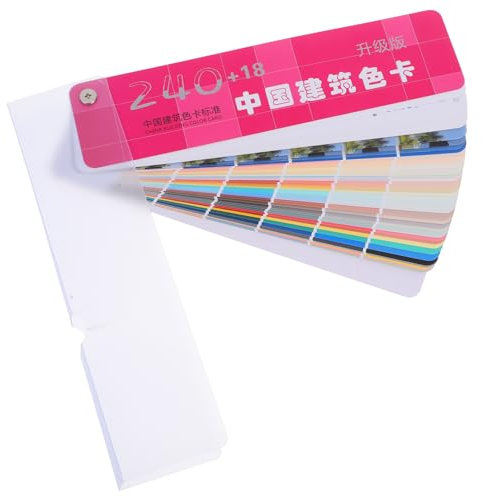 Generico Schede Colori Per Vernici Con Tonalità Campioni Vernice e Resistenti Allo Sbiadimento Strumento Pratico Per Colori Progetti Pittura