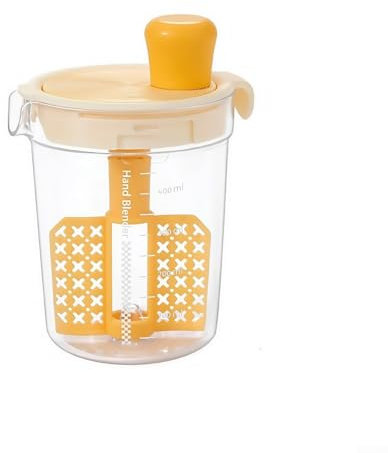 Kitchens Simplified Eggbeater Sauce Mixer with User Friendly Design and Storage Options (Yellow)