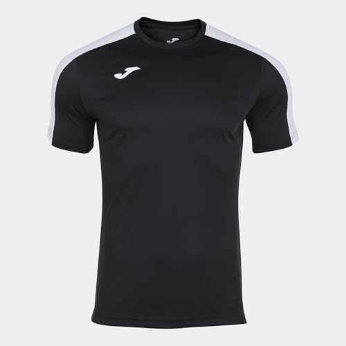 Joma Academy Men's Short Sleeve Game T-Shirt Black White