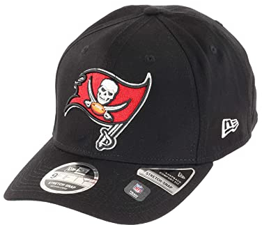 New Era Tampa Bay Buccaneers - Basecap Kappe Cap - NFL American Football - - schwarz - Teamlogo Snapback Stretch - S-M (6 3/8-7 1/4)