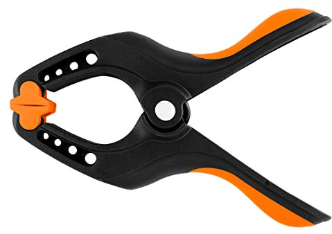 NEO TOOLS Morsetto a molla, plastica PA6+TPR+PE, forte molla in acciaio, utile per falegnameria, saldatura, modellazione, morsetto forte, impugnatura