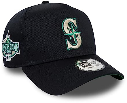 New Era Seattle Mariners Baseball Fankappe Blau MLB all Star Game 2001 Snapback cap Basecap - One-Size