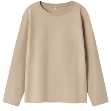 Name IT Jungen Nkmvobbo Top Noos Langarmshirt, Pure Cashmere, 158-164 EU