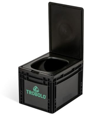 TROBOLO BilaBox – Campingtoilette im Eurobox-Format [29x40x30] – Mobile Trockentrenntoilette für unterwegs – Ohne Gerüche, Wasser & Chemie – Praktische Trenntoilette für Auto, Camper, Reisen & Outdoor
