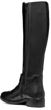 Geox Damen D Felicity C Fashion Boot, Black, 42 EU