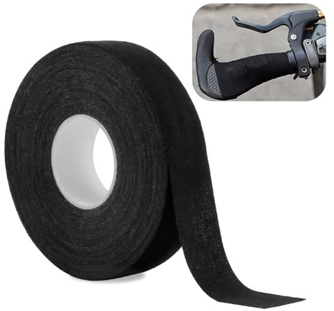 SopwMap Nastro Grip-Tape Antiscivolo, 25M, Nero, Tinta Unita, per Manubri, Barra per Pull-up, Calisthenics, Fitness, Tennis, Hockey