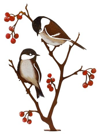 XDGBGFN Piquet d'oiseau - Décoration de jardin - Décoration de jardin - Accessoire de décoration