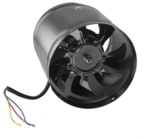 Robust Design Featuring a Powerful Extraction System For Fast Oil Fume Removal in Commercial Settings (Black)