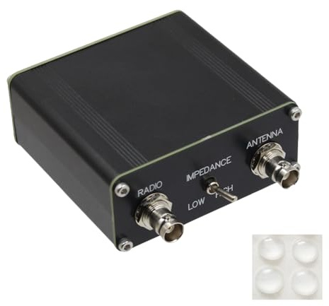 Qusedwey QRP Z-Match Accordatore Manuale per Antenna 5W 3-28 MHz Ham Tuner