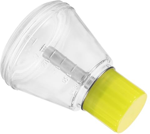 CLISPEED Flacon Verre Vide avec Pompe Distributeur Résistant Corrosion avec Noyau Aluminium pour Dissolvant Vernis à Ongles Usage Professionnel et Domestique