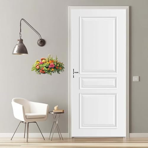 Adesivi per Porte Interne 95X215 cm 3D Adesivi per Porte Bianco Moderno Pellicola Porta, Adesivo per Porta Poster Sticker Murale Rimovibile Soggiorno Cucina Camera da Letto Bagno Decorazione -MT2451